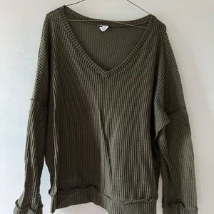 Green sweater